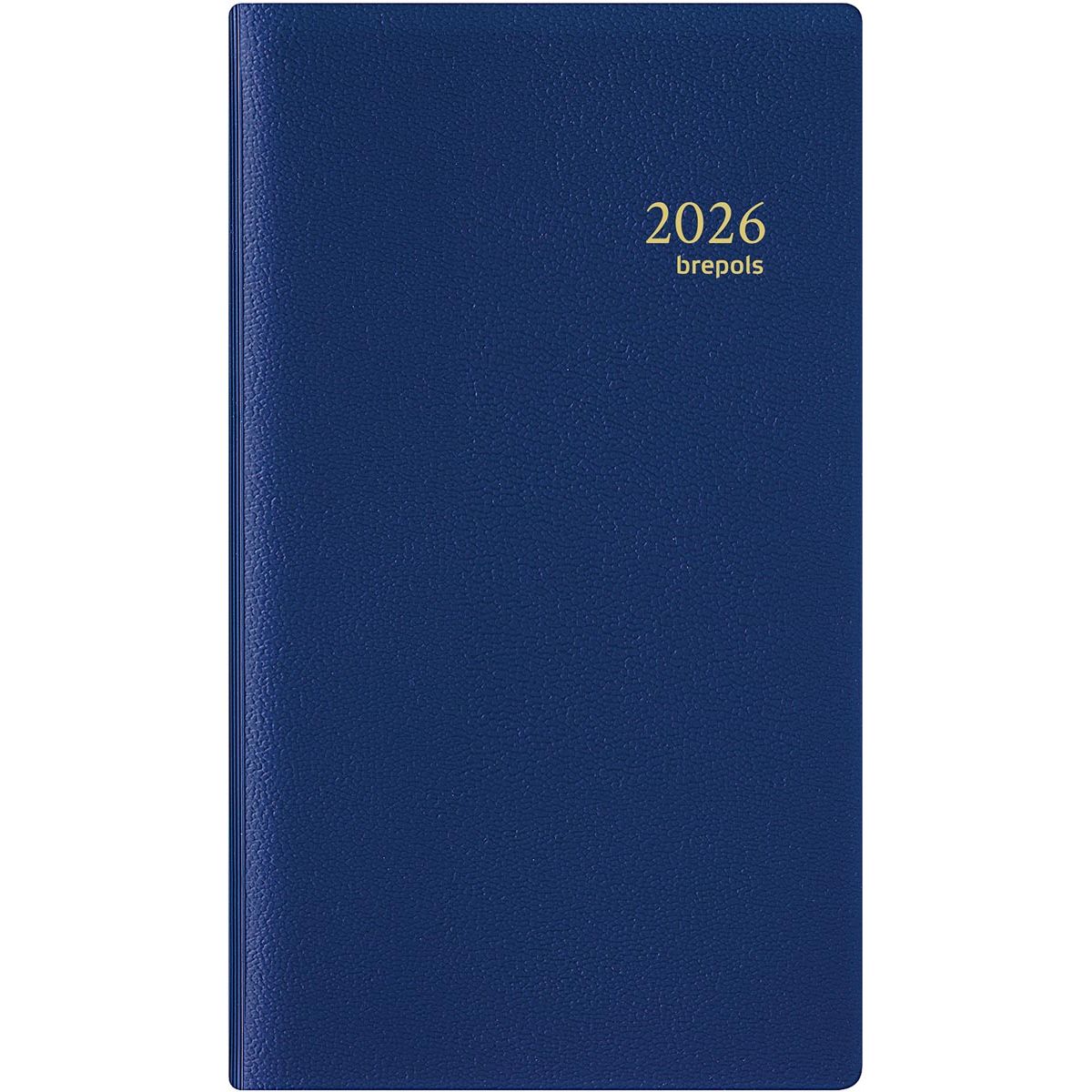 Brepols - agenda Interplan Genova 6 idiomas, azul, 2026