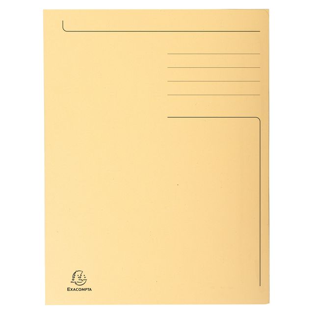 Exacompta - File folder Forever A4 3 flaps 280gr ivory
