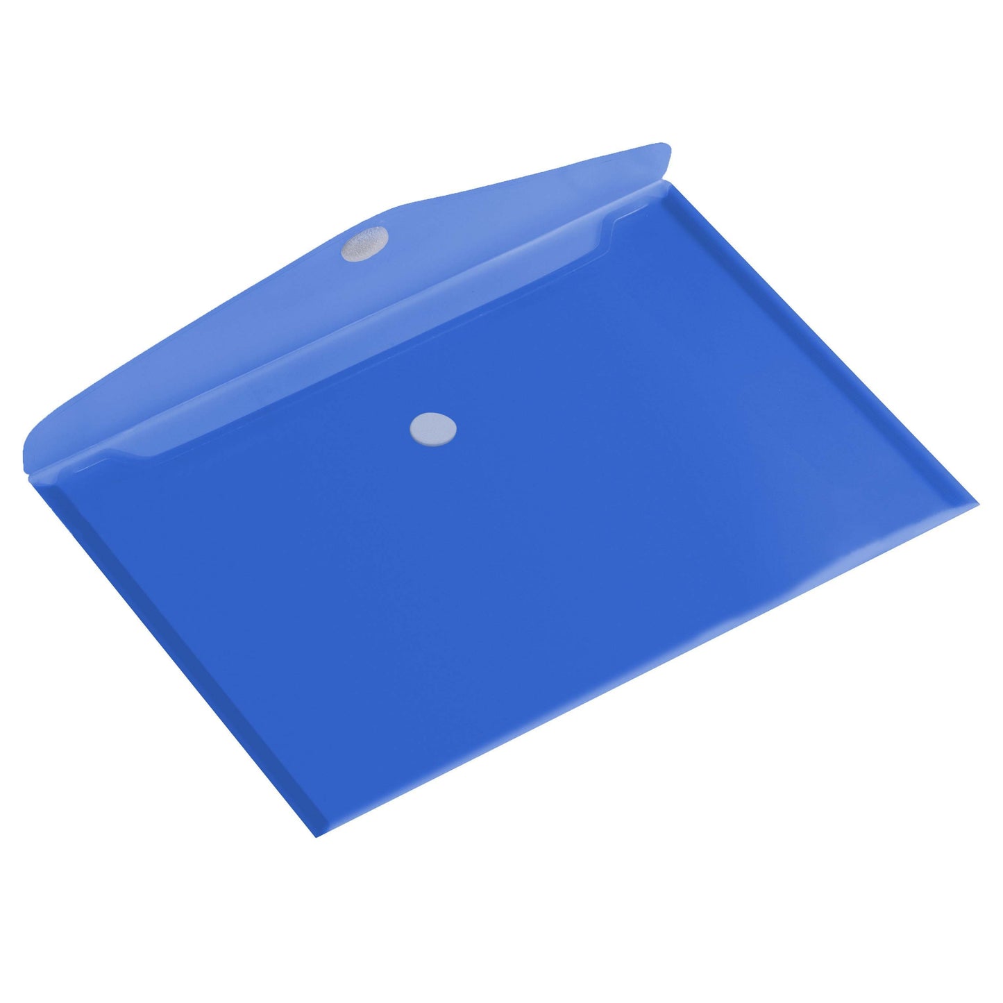 HF2 - Envelope bag peel A5 250x180mm transverse transparent blue | 10 pieces