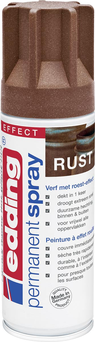 Edding - Permanent Spray 5200, 200 ml, rust effect