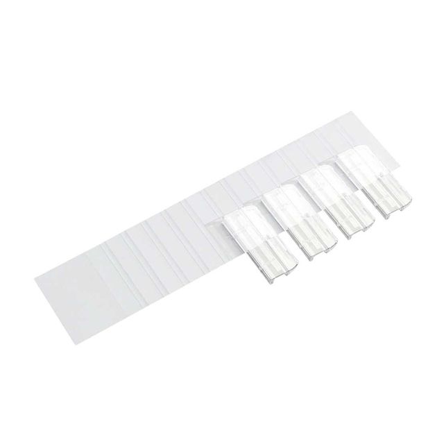 Alzicht by Jalema - Riders for Djois hanging files 65mm transparent 25 pieces