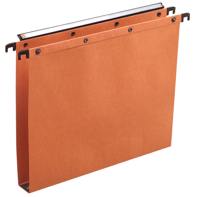 Elba - Carpeta colgante AZO e A4 con fondo en U 30mm naranja