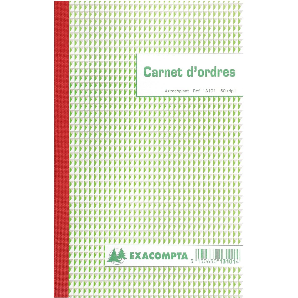 Exacompta - ordini, ft 21 x 18 cm, bilingue, tripli (50 x 3 fogli)