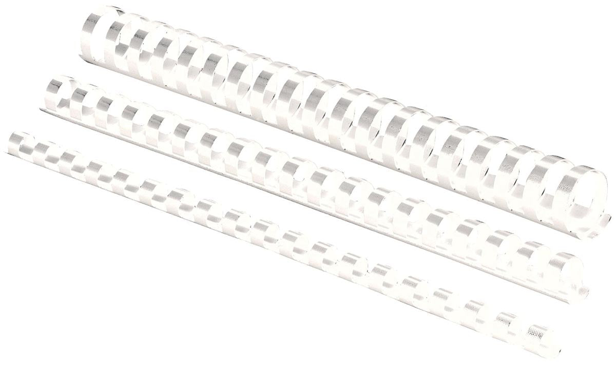 Fellowes - bindruggen, pak van 100 stuks, 10 mm, wit