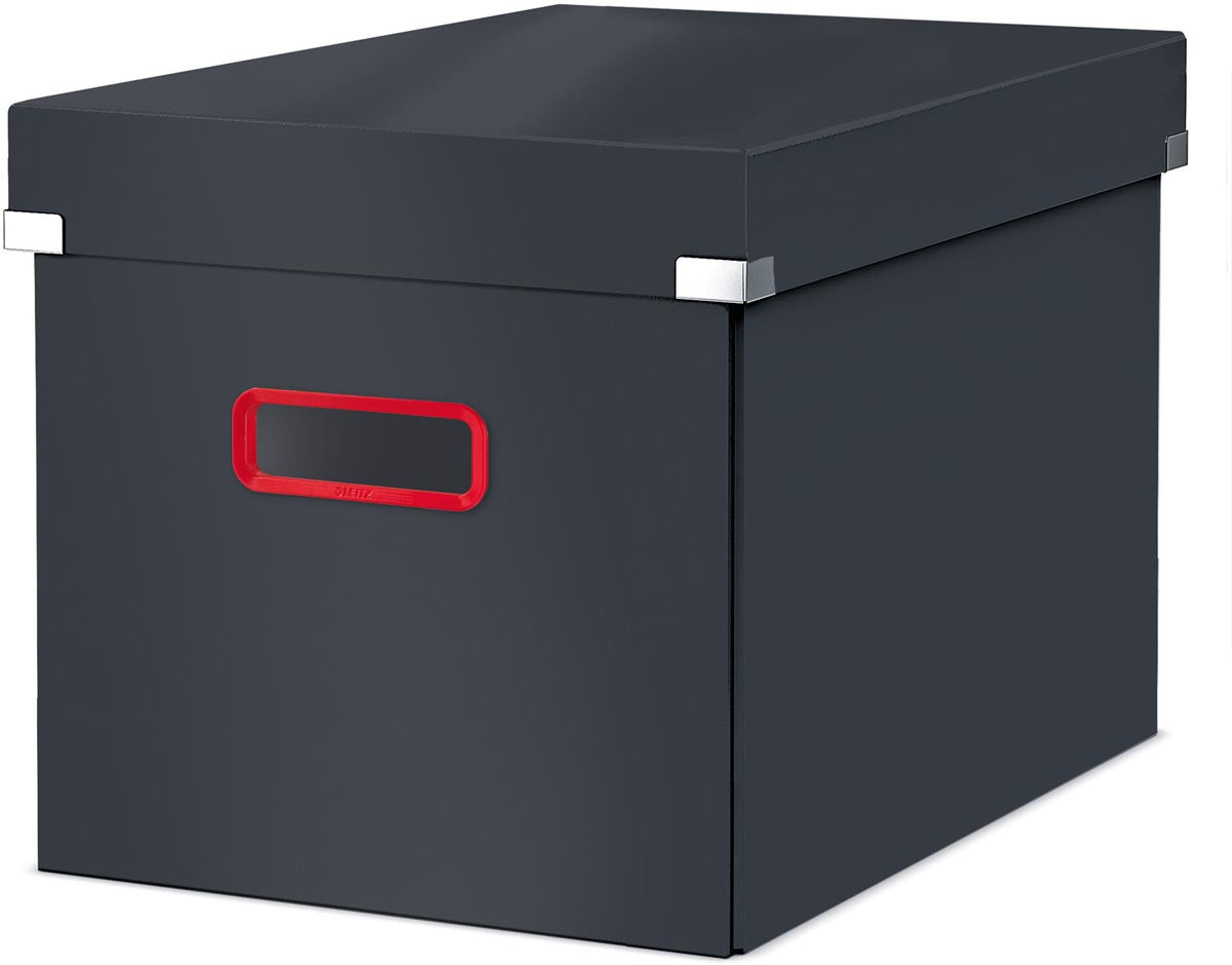Leitz - Cosy Click Store cube grande boîte de rangement, gris