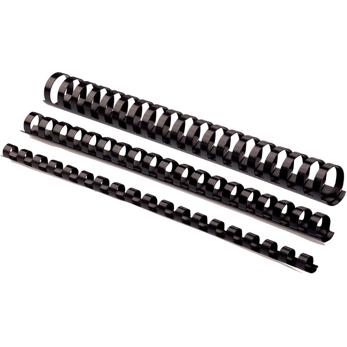 Fellowes - bindruggen, pak van 50 stuks, 25 mm, zwart