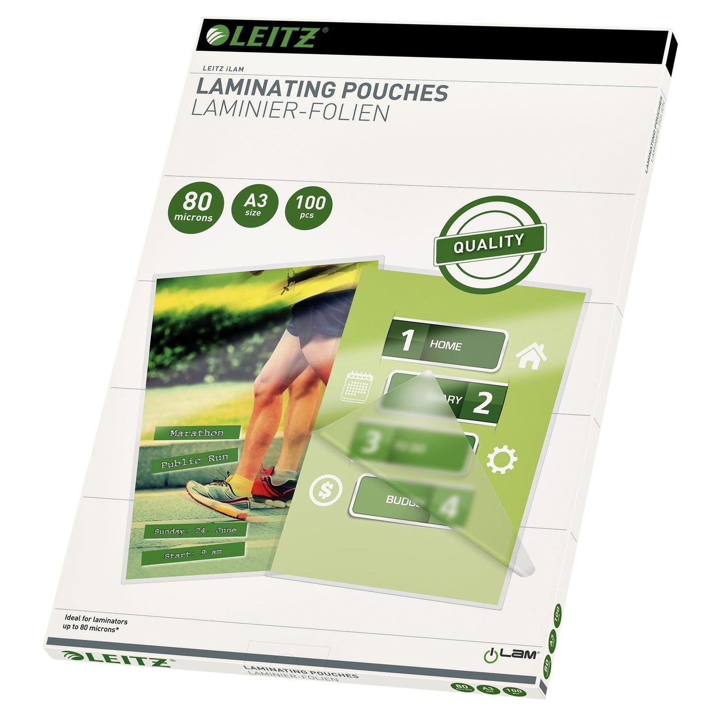 Leitz - 33819 laminatorzak 100 stuk(s)