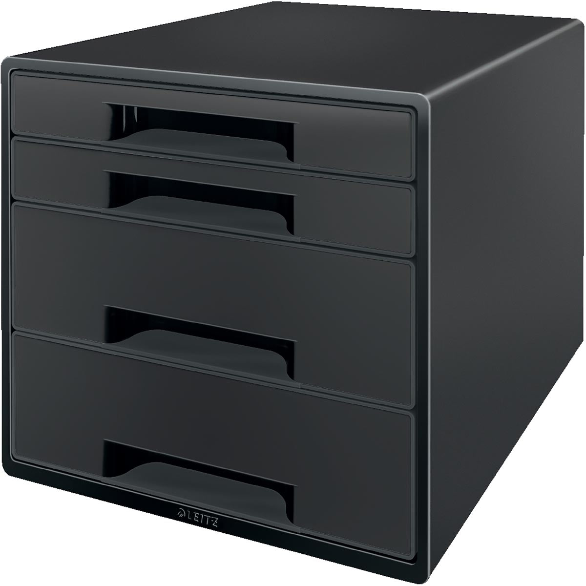 Leitz - Recycle ladenblok, 4 laden, zwart