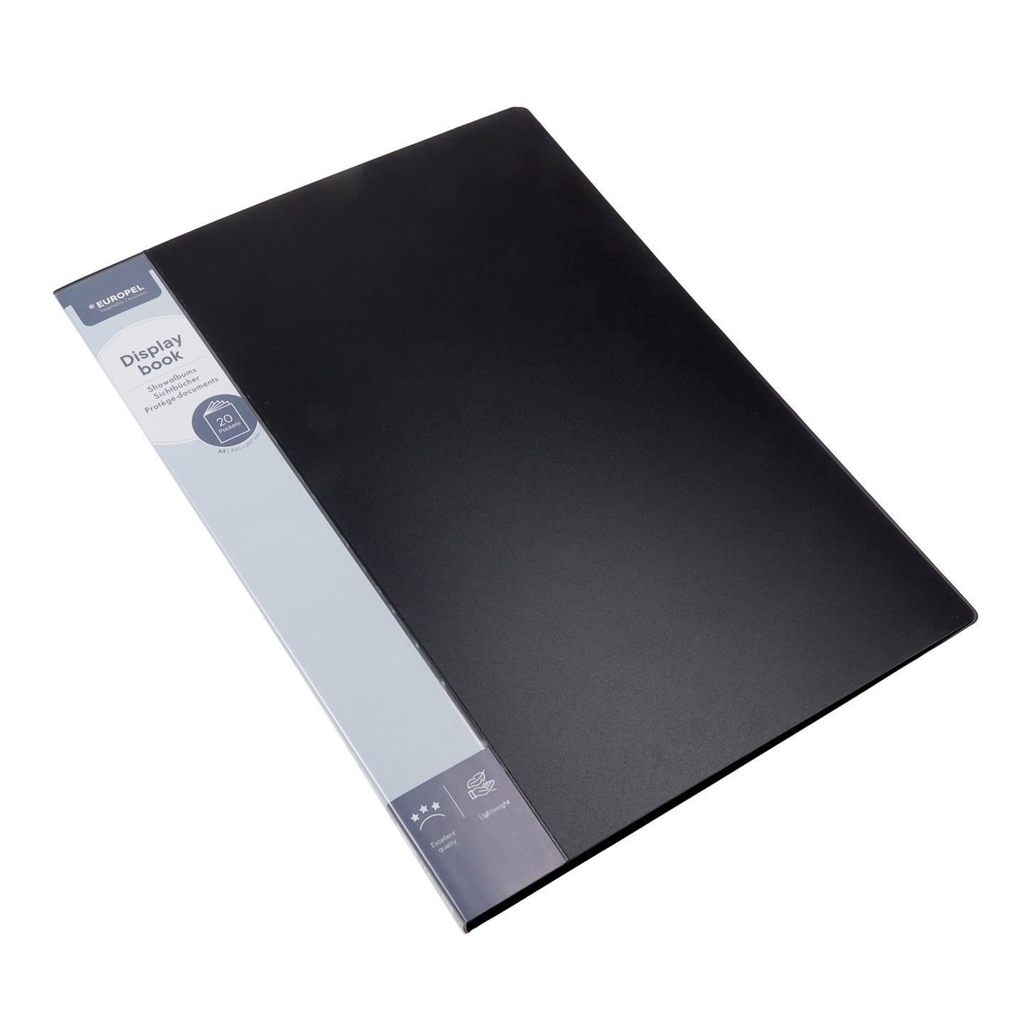 Quantore - Showmap pel deluxe A3 20 pockets anthracite