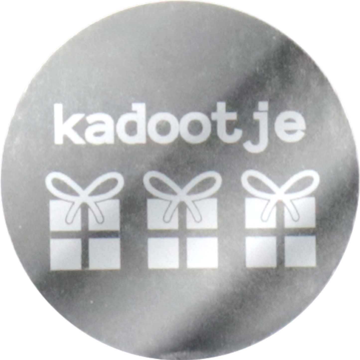 Klika - Label | paper | permanent | white/silver | roll of 500 pieces