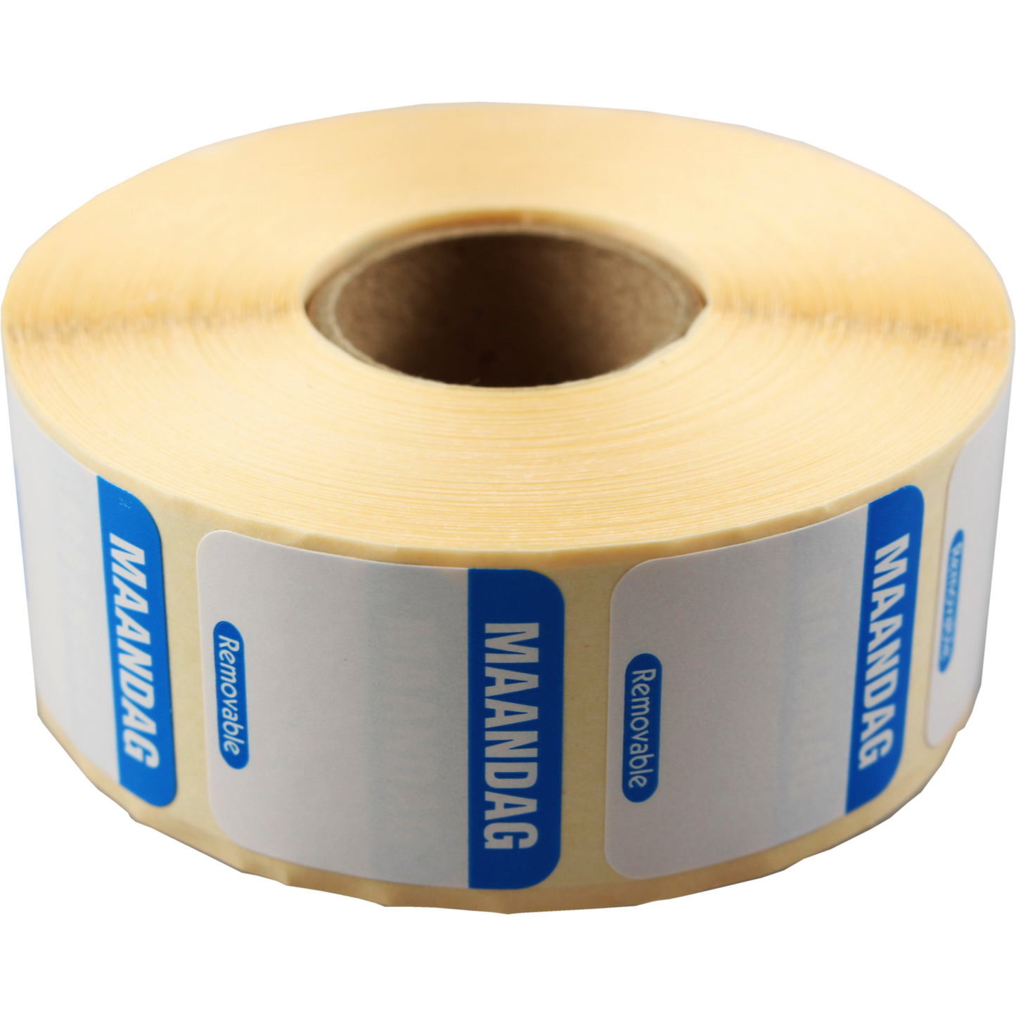 Klika - Etichetta | Etichetta del giorno Lun | carta | scrivibile | 25x25mm | blu | rotolo da 1000 pezzi