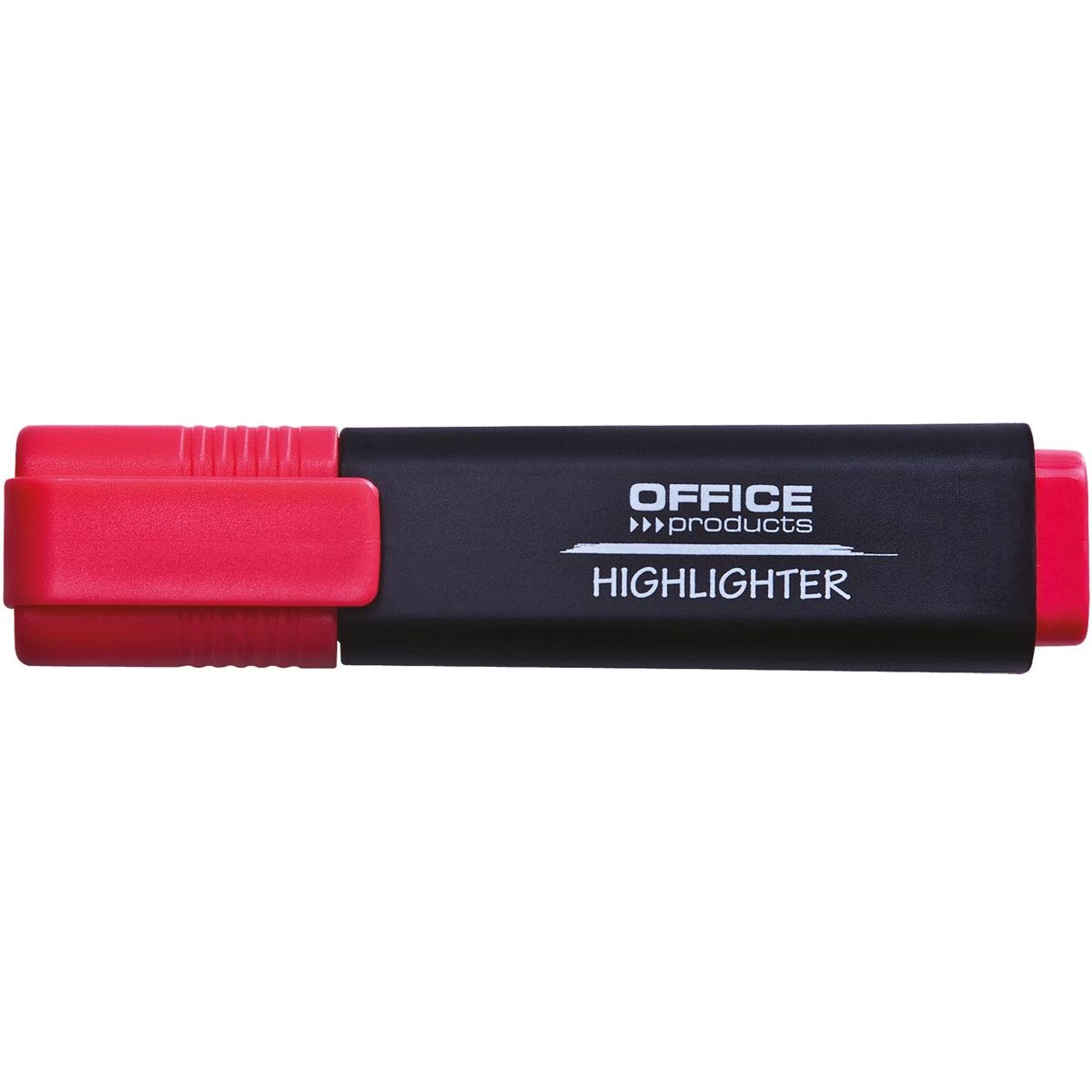 Productos de oficina: resaltador, rojo