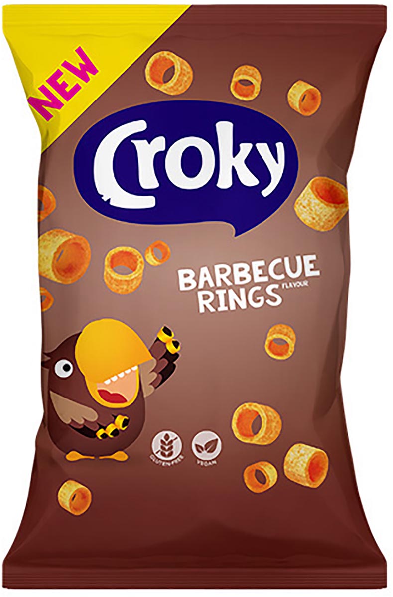 Croky - anillas barbacoa, bolsa de 75 g
