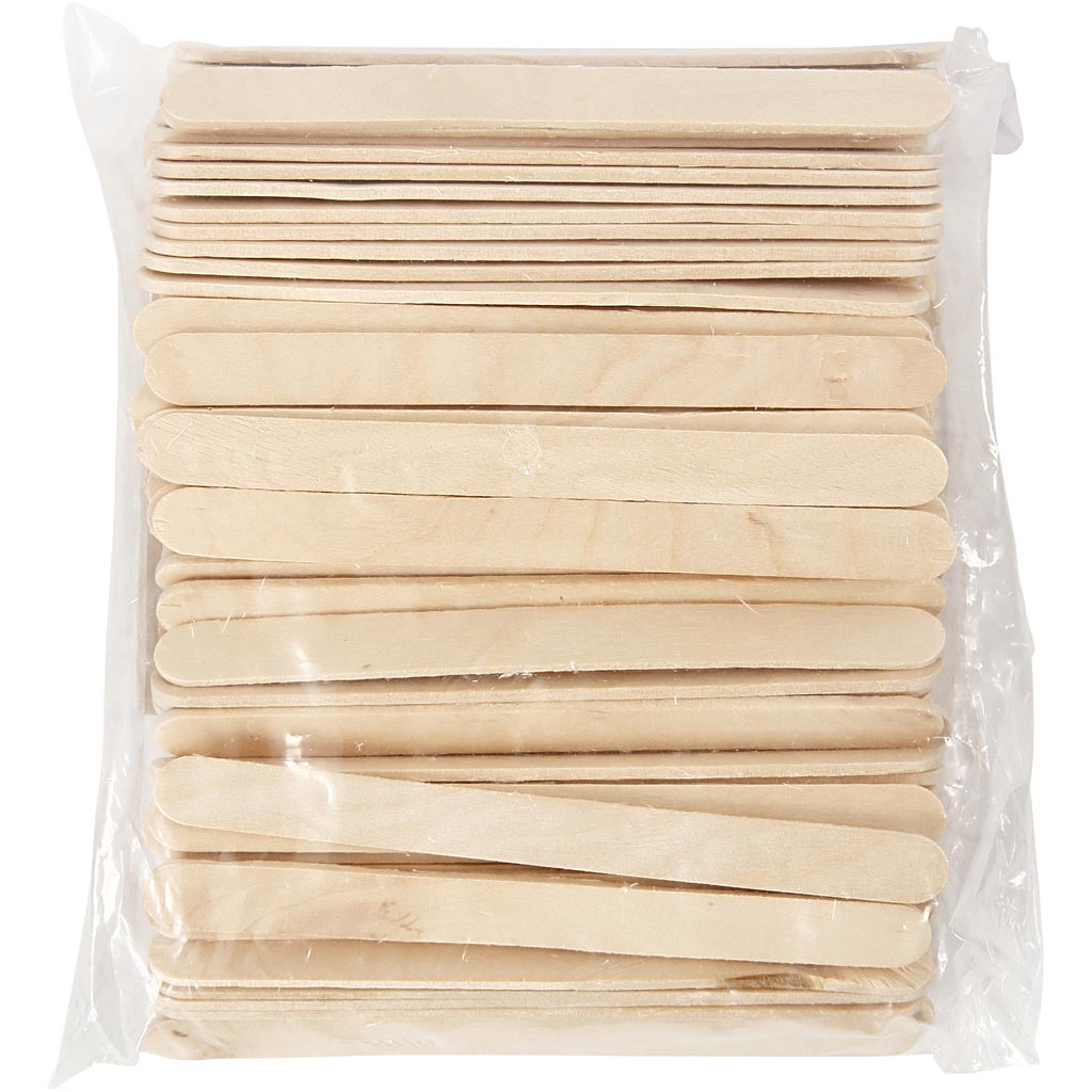 Creotime - Stick Creativ Company 11,5x1cm legno di betulla 200 pezzi
