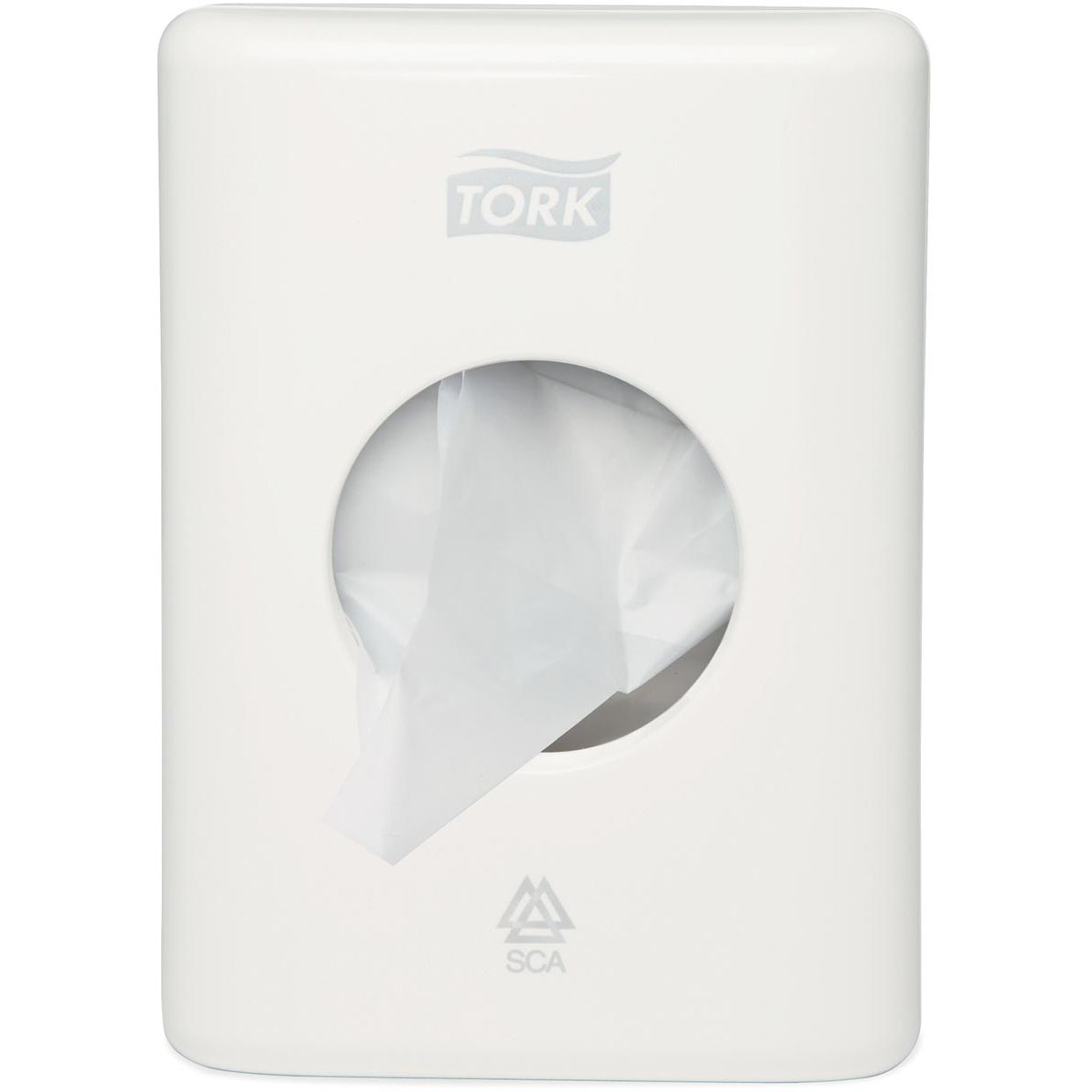 Tork - Dispensador de bolsas de vendaje femenina Elevation blanco 566000