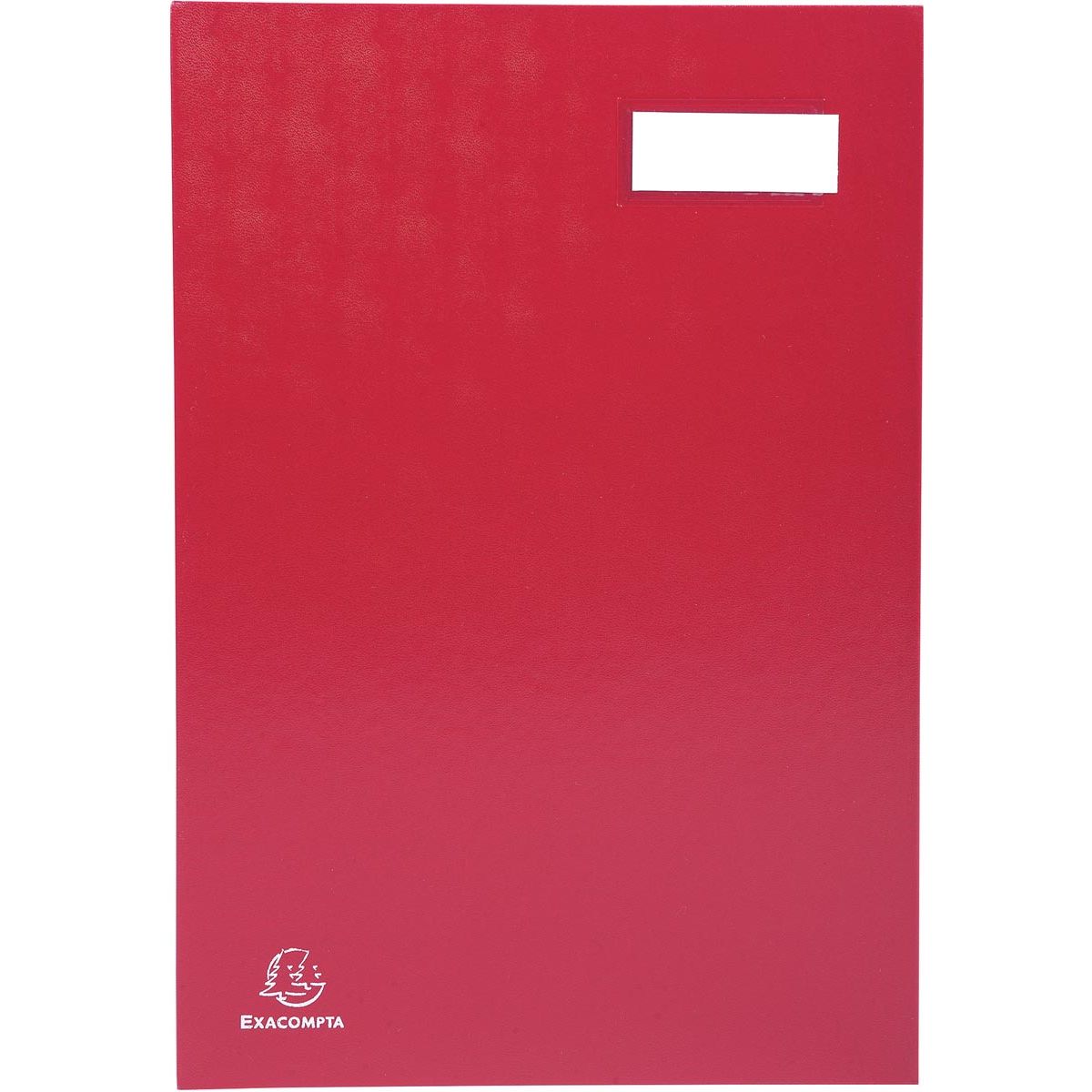 Exacompta - hand drawing folder for ft 24 x 35 cm, made of cardboard covered with PVC, 20 divisions, red