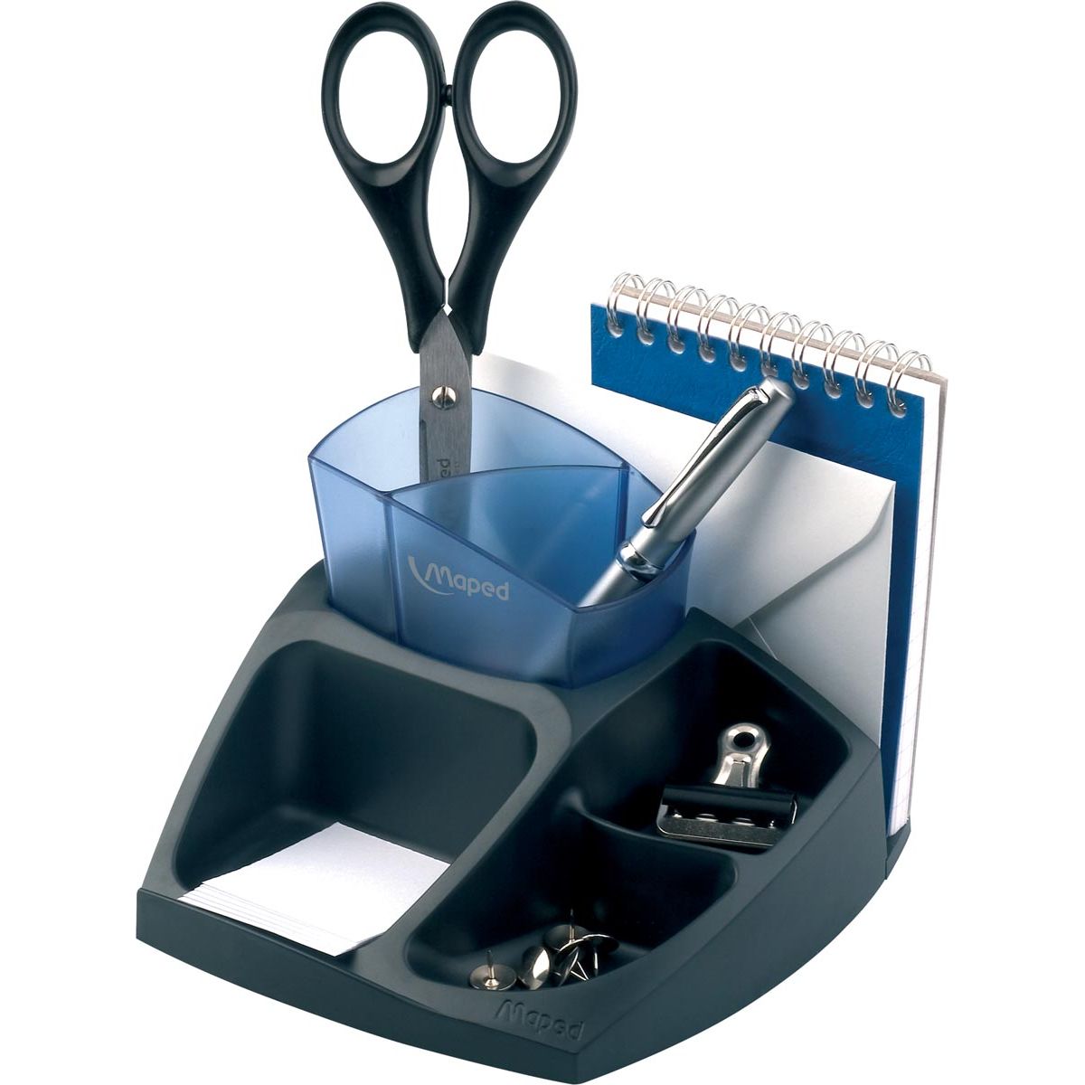 Maped Office - bureau organizer Compact Essentials, 6 vakken, zwart/blauw