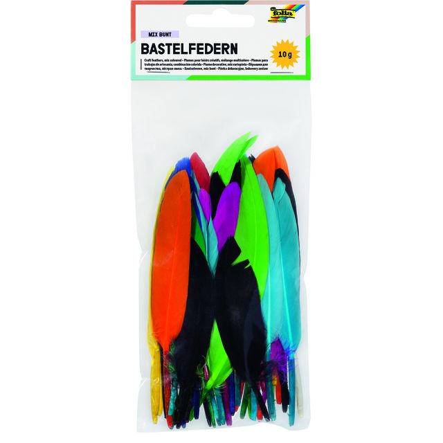 Folia Paper - Indian feathers Folia assorted | 10 pieces