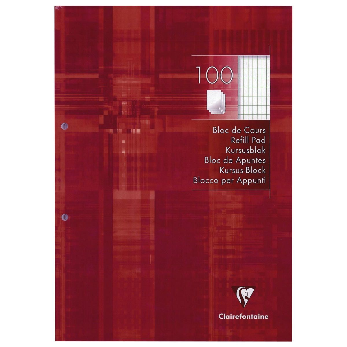 Clairefontaine - blocco di percorso commerciale a scacchi