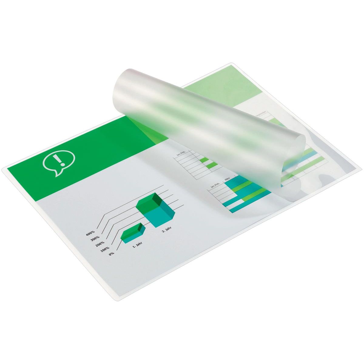 GBC - Document laminating pouch ft A2, 250 micron (2 x 125 micron), pack of 100