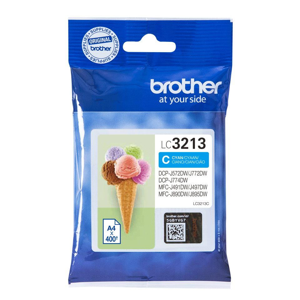 Brother - Cartuccia d'inchiostro LC-3213C blu
