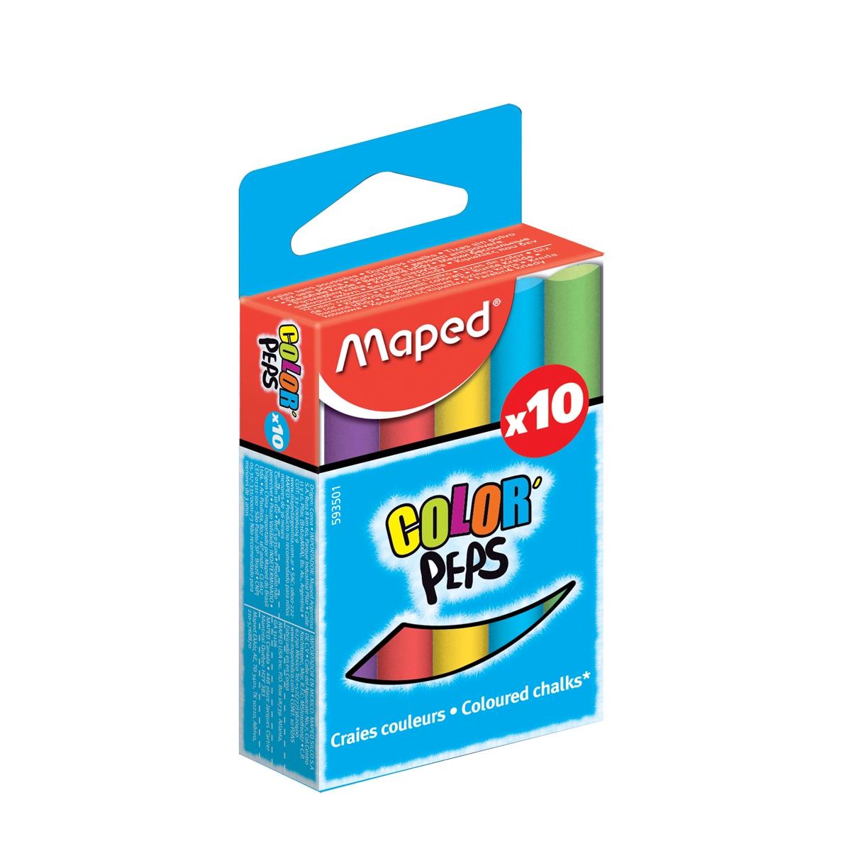 Maped - krijt geassorteerde kleuren