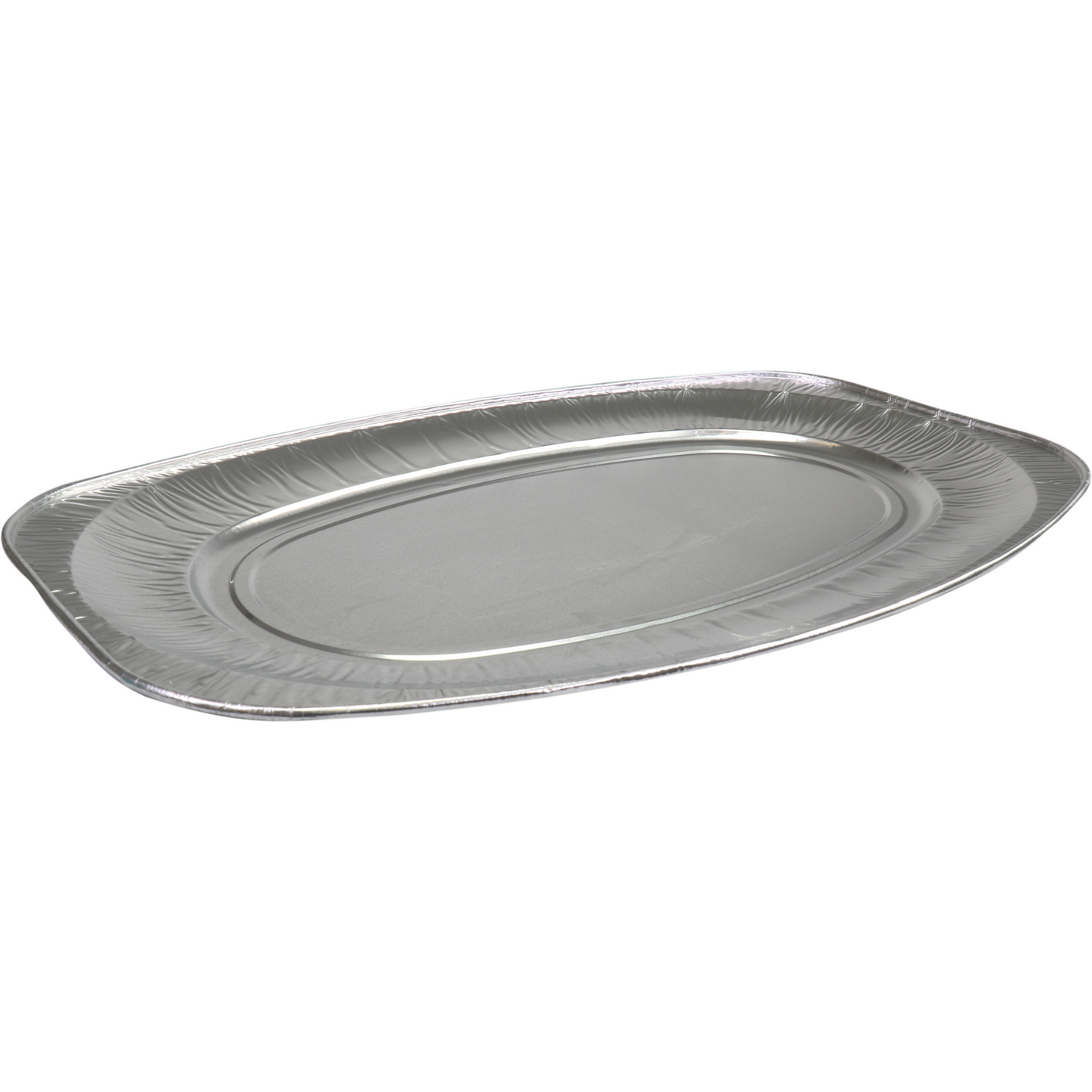 Depa - Schaal | cateringschaal | aluminium | ovaal | 550x362x25mm | zilver | 50 stuks