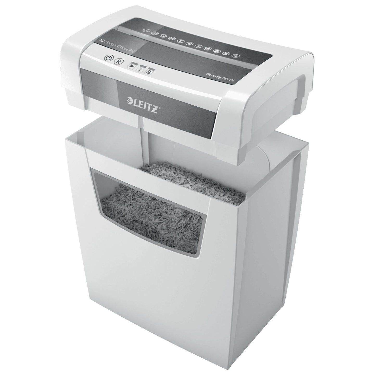Leitz - IQ Home P-4 papiervernietiger Deeltjesversnippering 58 dB 22 cm Wit