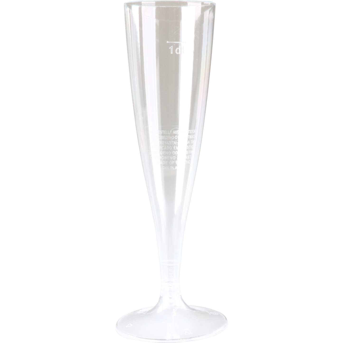 Goldplast - Glas | champagneglas | met losse voet | pS | 100ml | 168mm | transparant | 72 stuks