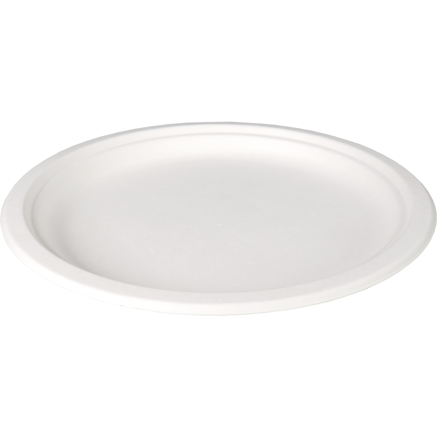 Depa - Bord | rond | 1-vaks | bagasse (suikerrietpulp) | Ø26cm | wit | 500 stuks