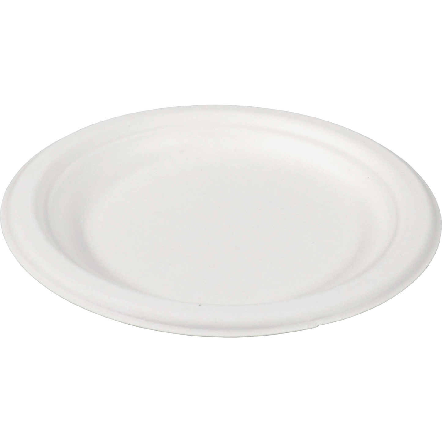 Depa - Bord | rond | 1-vaks | bagasse (suikerrietpulp) | Ø18cm | wit | 500 stuks