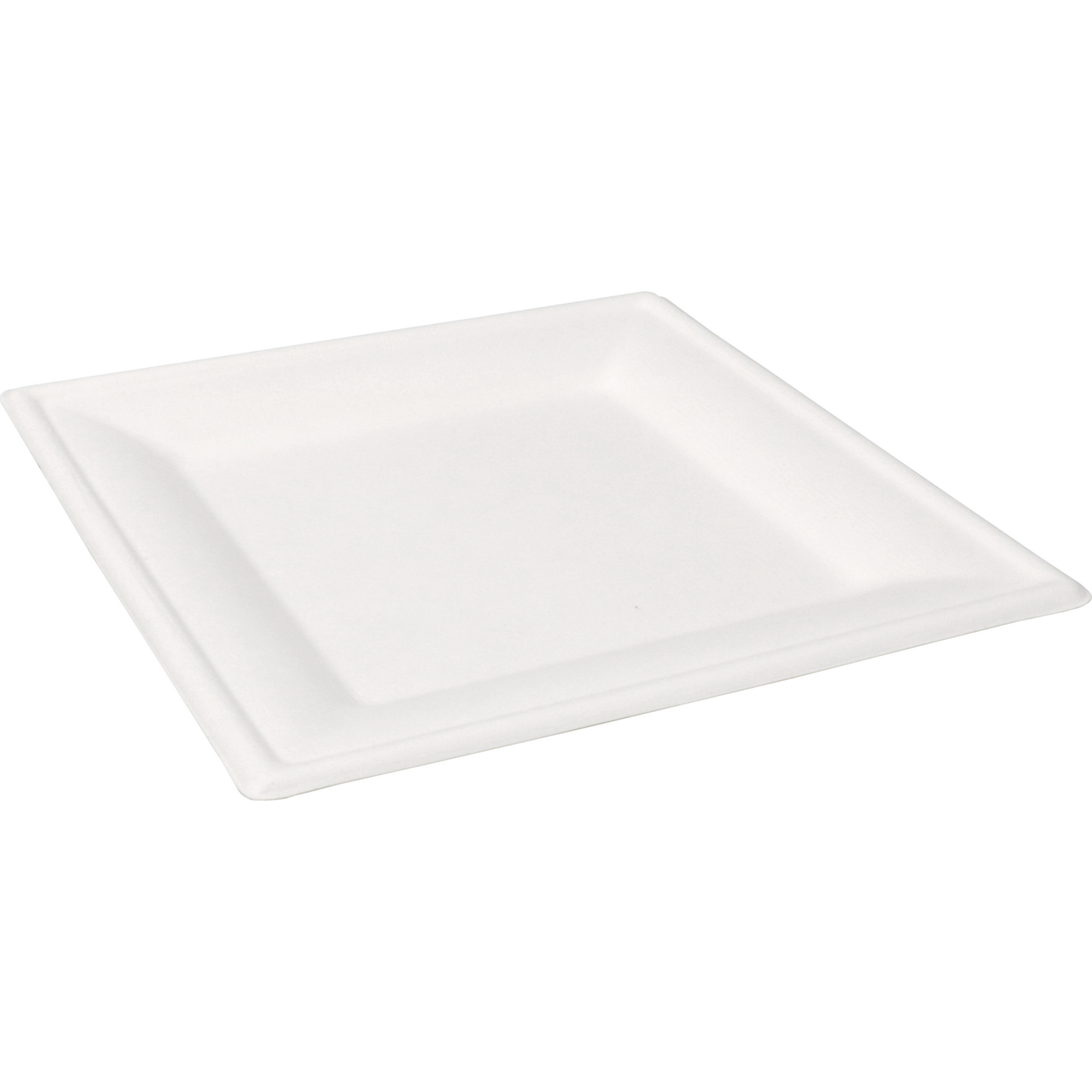 Depa - Bord | vierkant | 1-vaks | bagasse (suikerrietpulp) | 20x20cm | wit | 500 stuks
