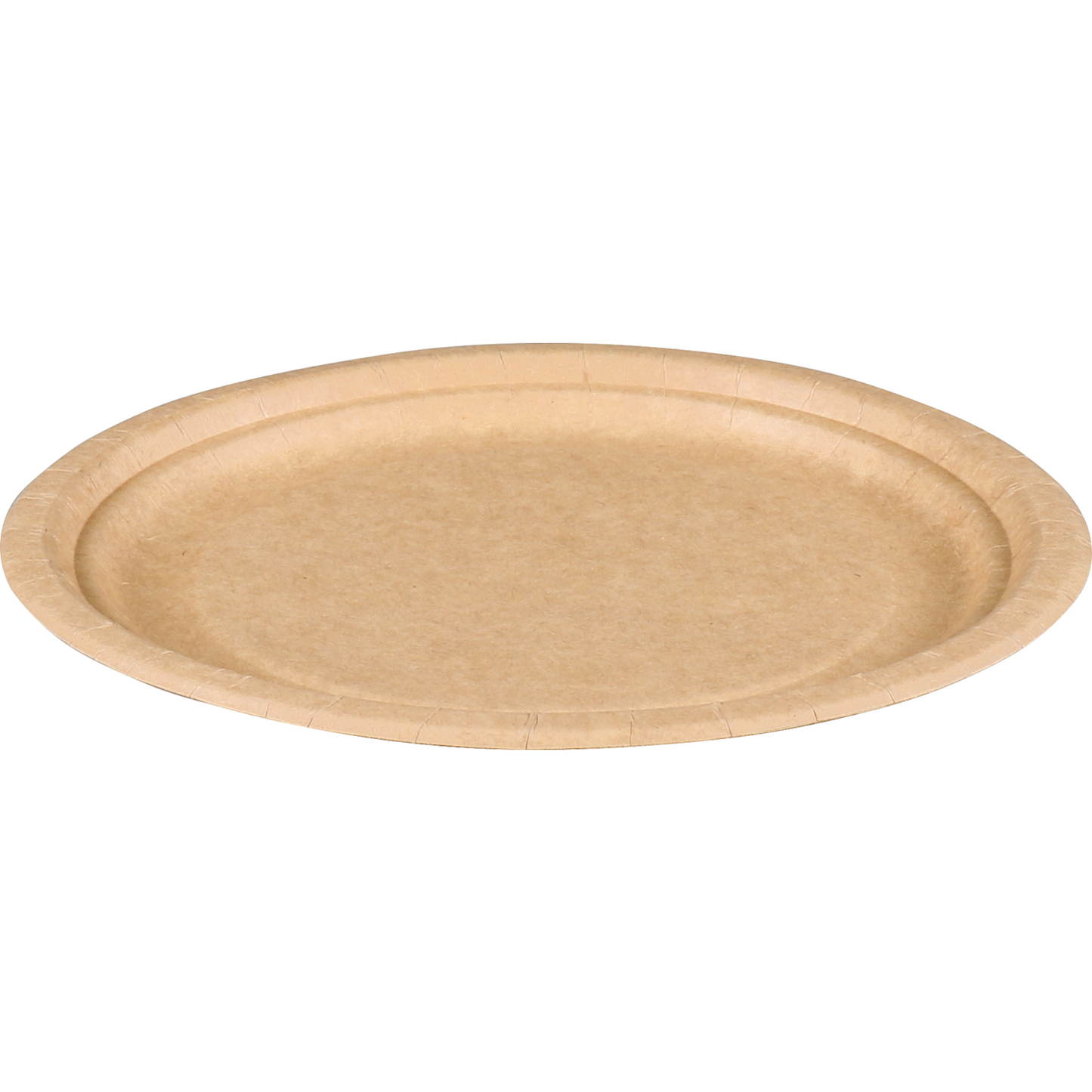 Depa - Bord | rond | 1-vaks | karton | Ø18cm | bruin | 400 stuks