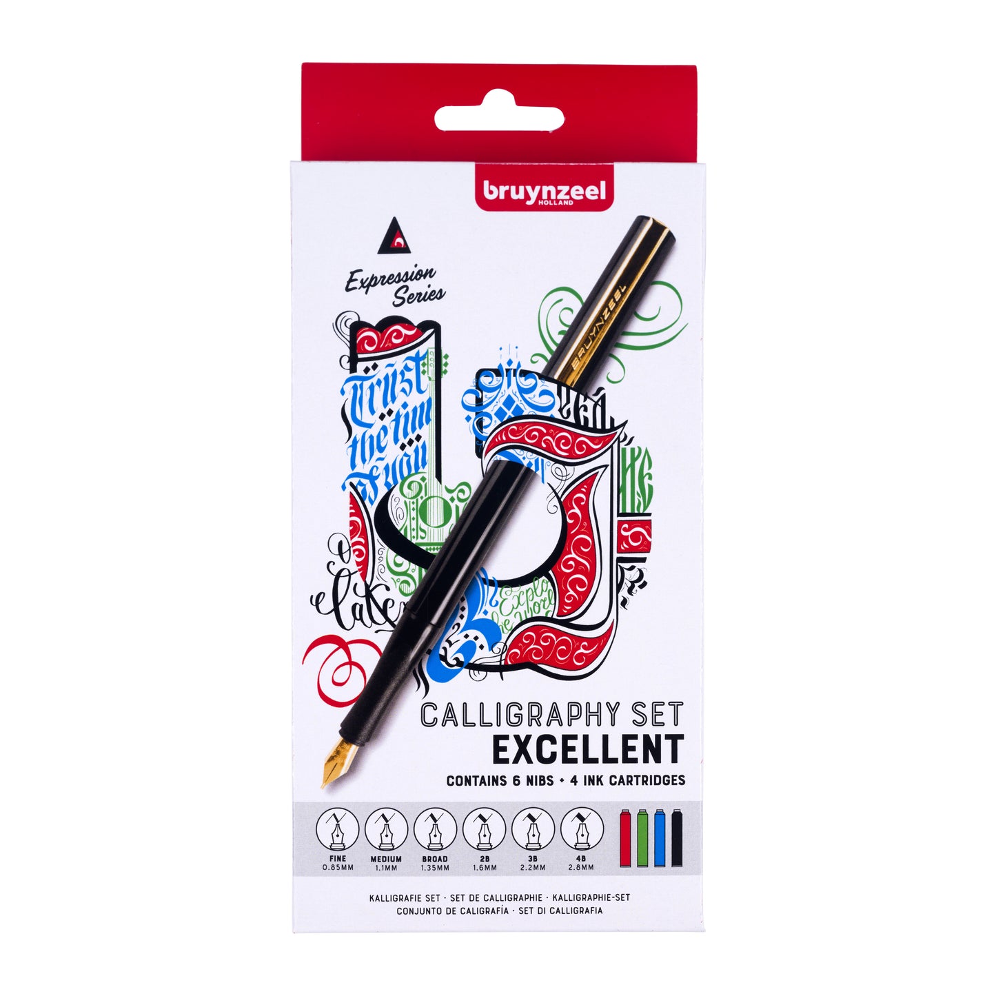 Bruynzeel - Kalligrafieset expression excellent 14st | 3 stuks
