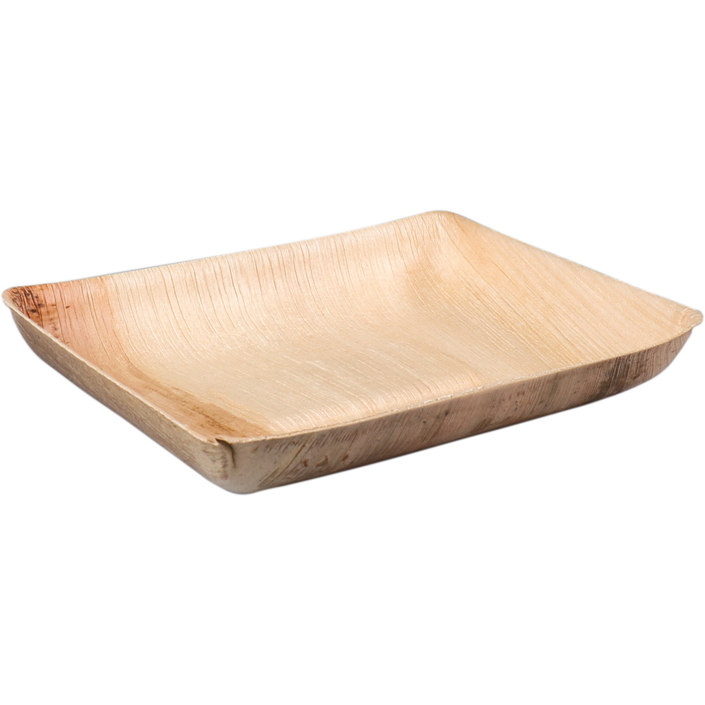 Depa - Bord | rechthoekig | 1-vaks | palmblad | 17x14cm | naturel | 200 stuks