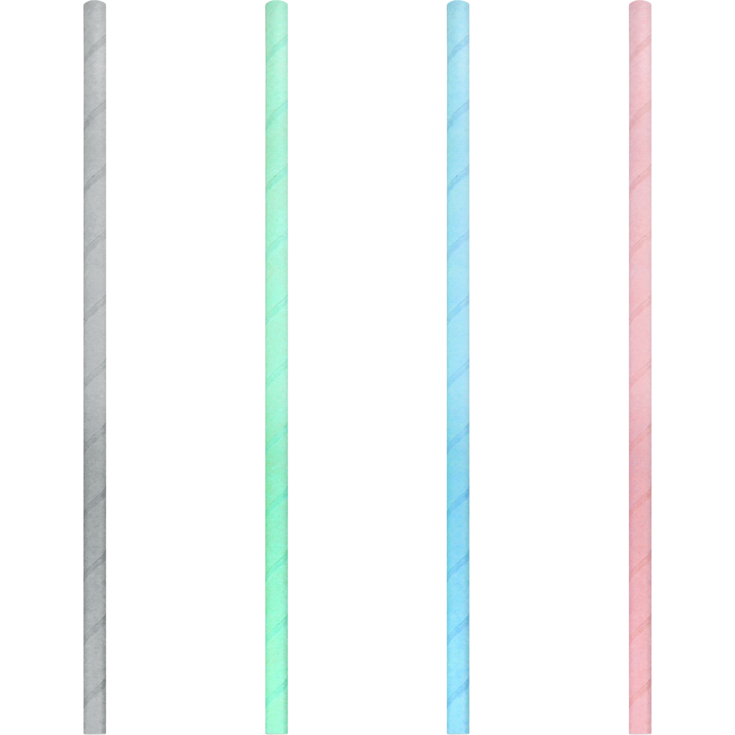 Depa - Rietje | drinkrietje | papier | 200mm | Ø6mm | pastel | 10000 stuks