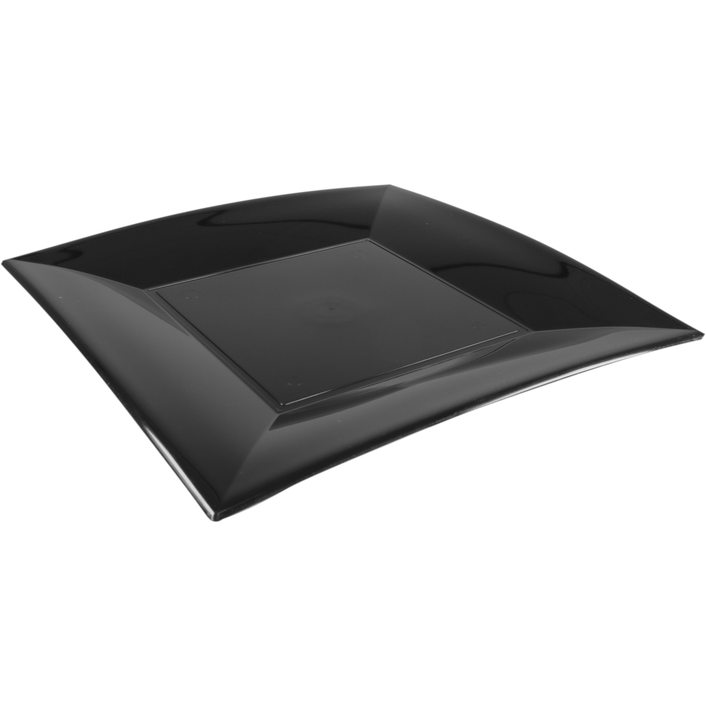 Goldplast - Bord | Use reuse | reusable | vierkant | 1-vaks | pP | 29x29cm | zwart | 144 stuks