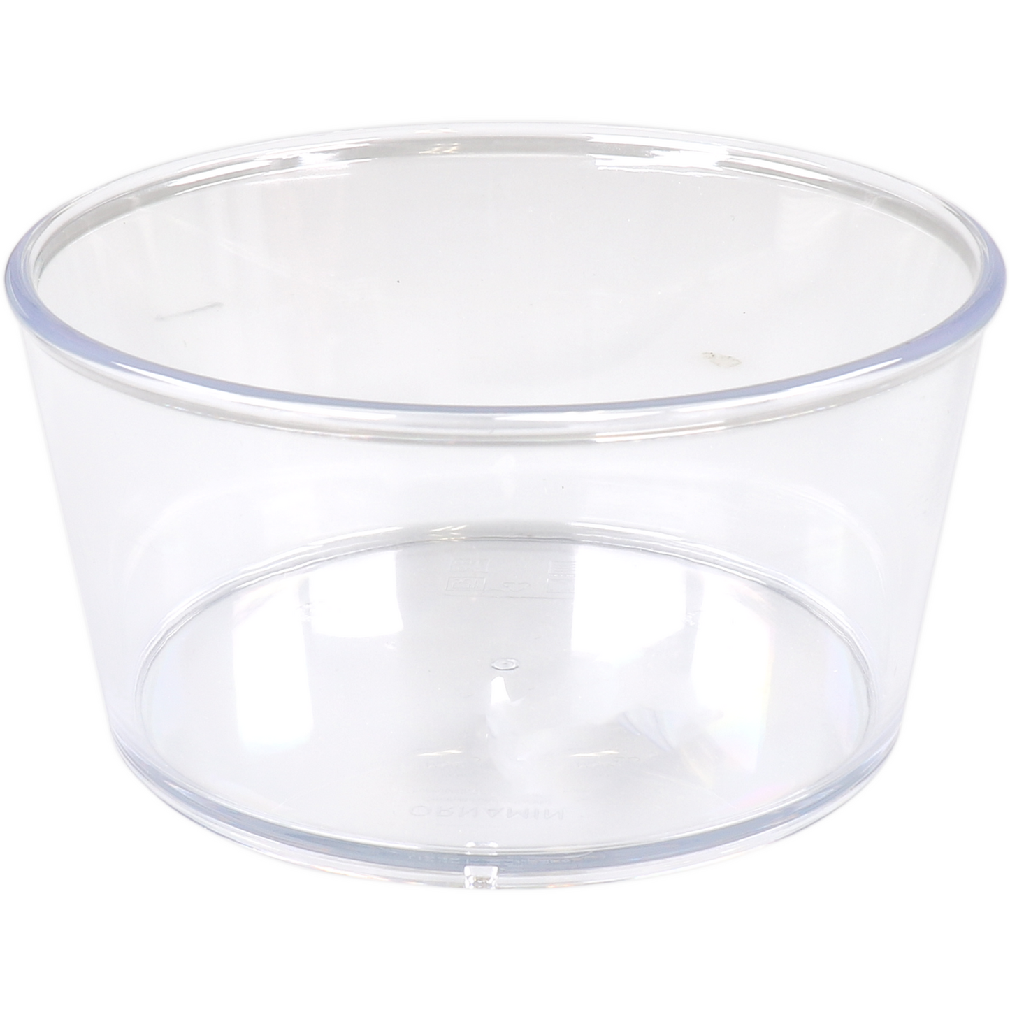 Ornamin - Scala | riutilizzabile | infrangibile | sAN | rotondo | 600ml| 70 mm | ∅140 mm | cristallino | 10 pezzi