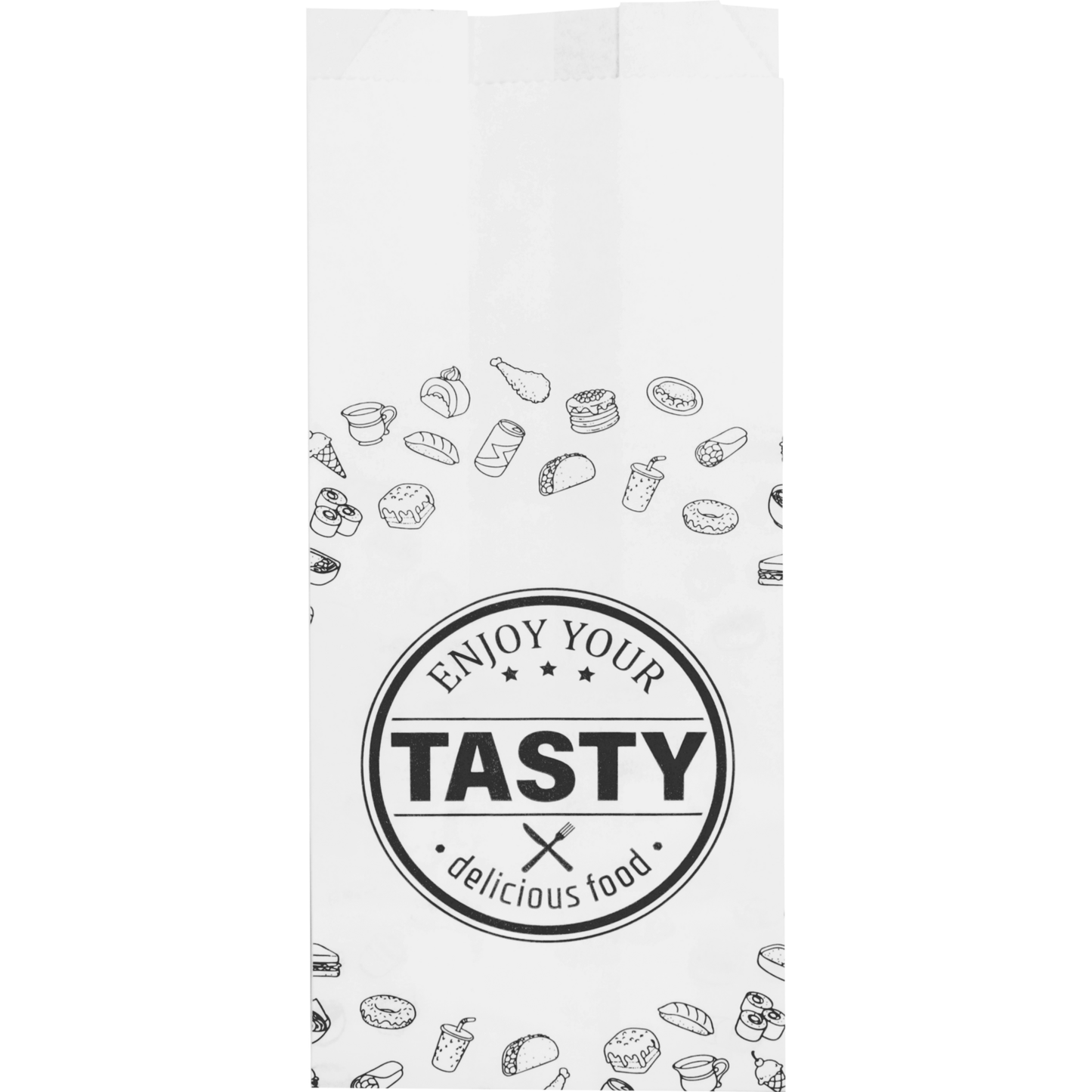 Klika - Bag | Snack bag | Ersatz paper | No. 23 | 1.5 ounces | 9.5/ 3 |25x23cm | TASTY | 5kg