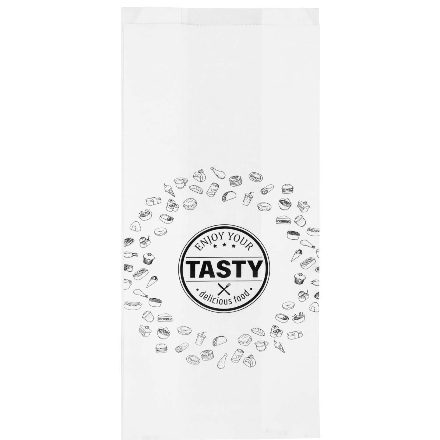 Klika - Bag | Snack bag | Ersatz paper | No. 29 | 3 pounds | 16/ 5x38cm | TASTY | white | 5 kg