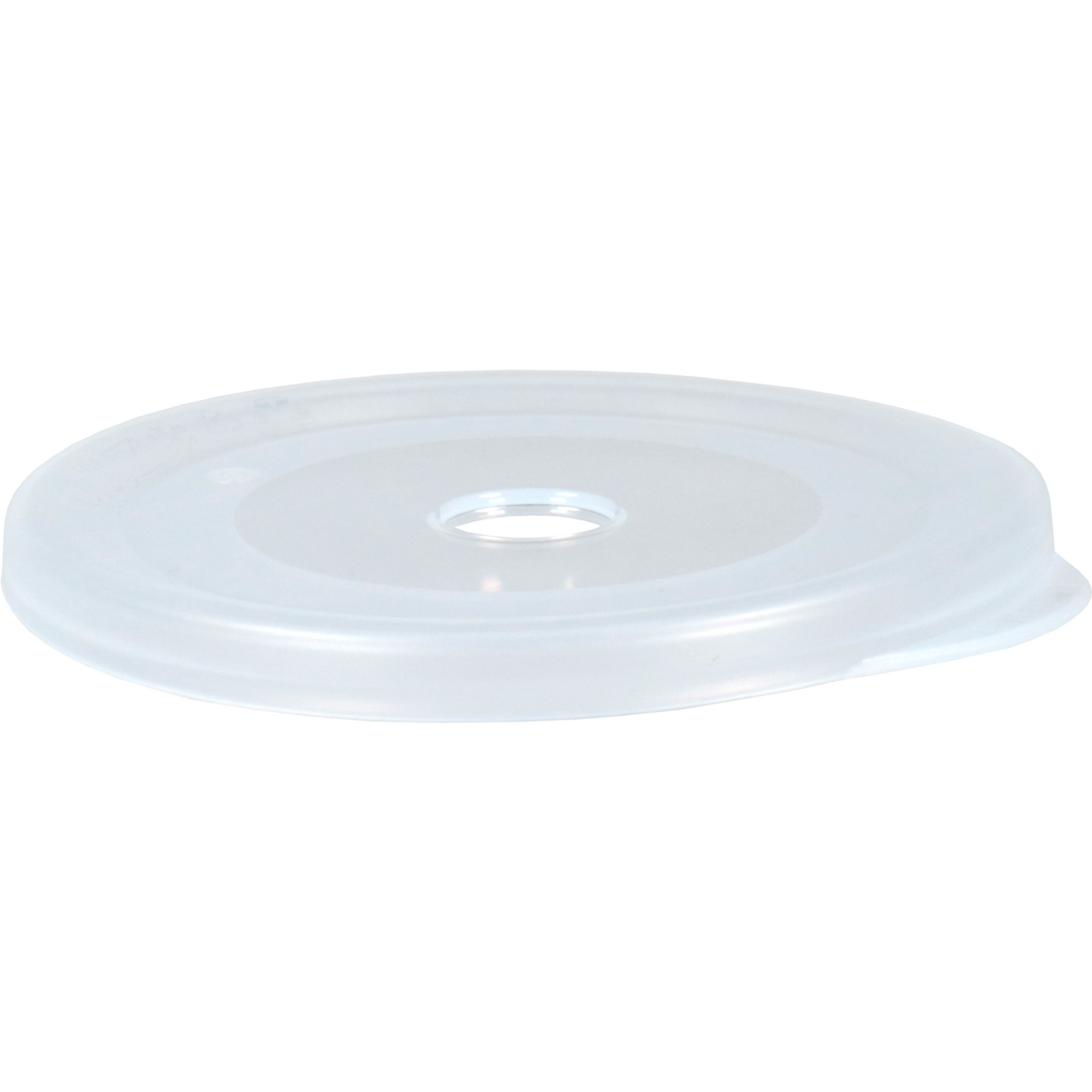 Circ - Deksel | PP | rond | reusable | met gat | Ø90mm | transparant | 100 stuks