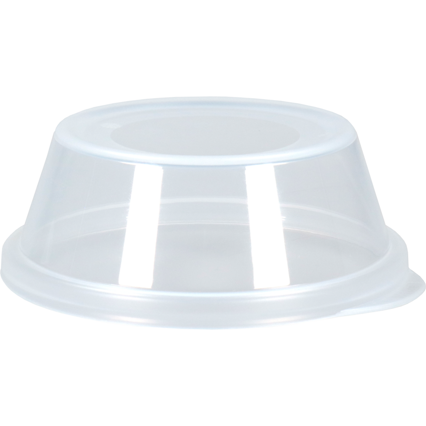 Circ - Deksel | PP | dome | reusable | zonder gat | Ø90mm | transparant | 100 stuks