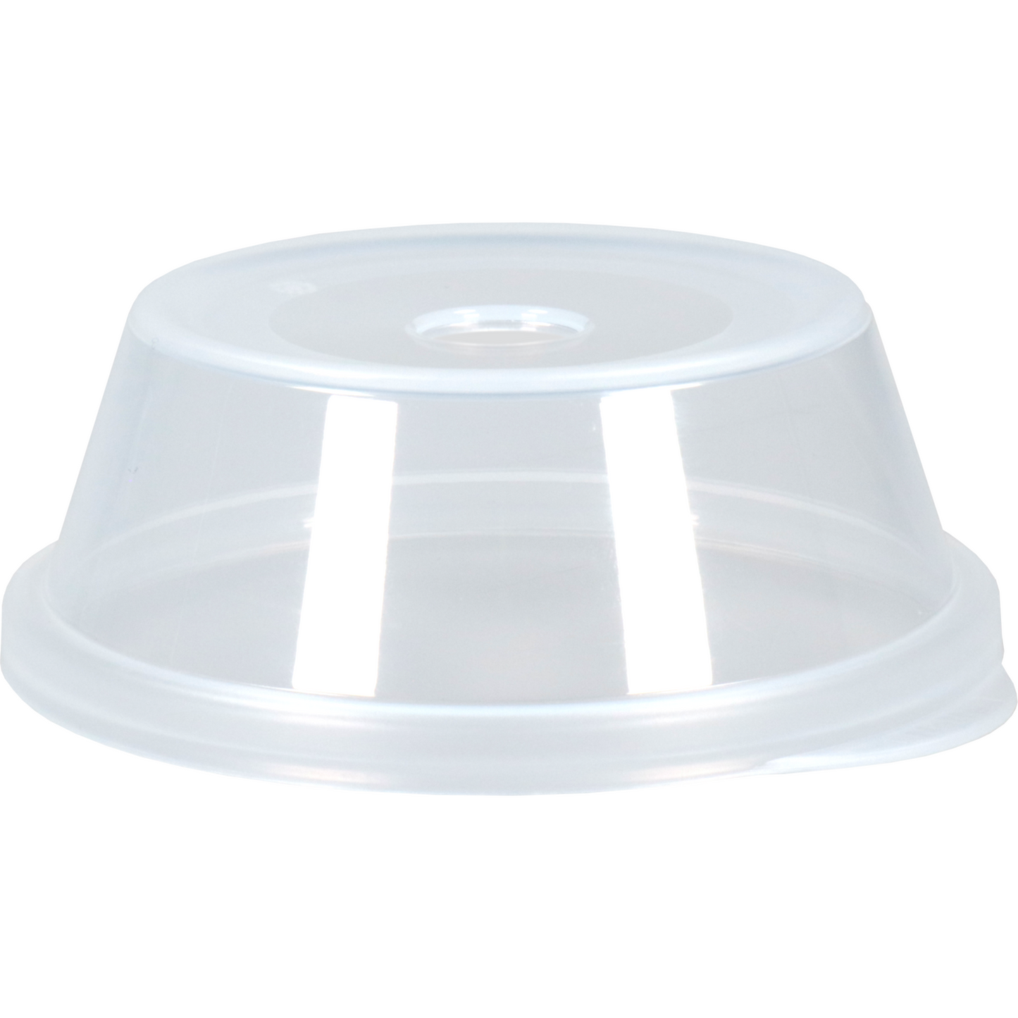 Circ - Deksel | PP | dome | reusable | met gat | Ø90mm | transparant | 100 stuks