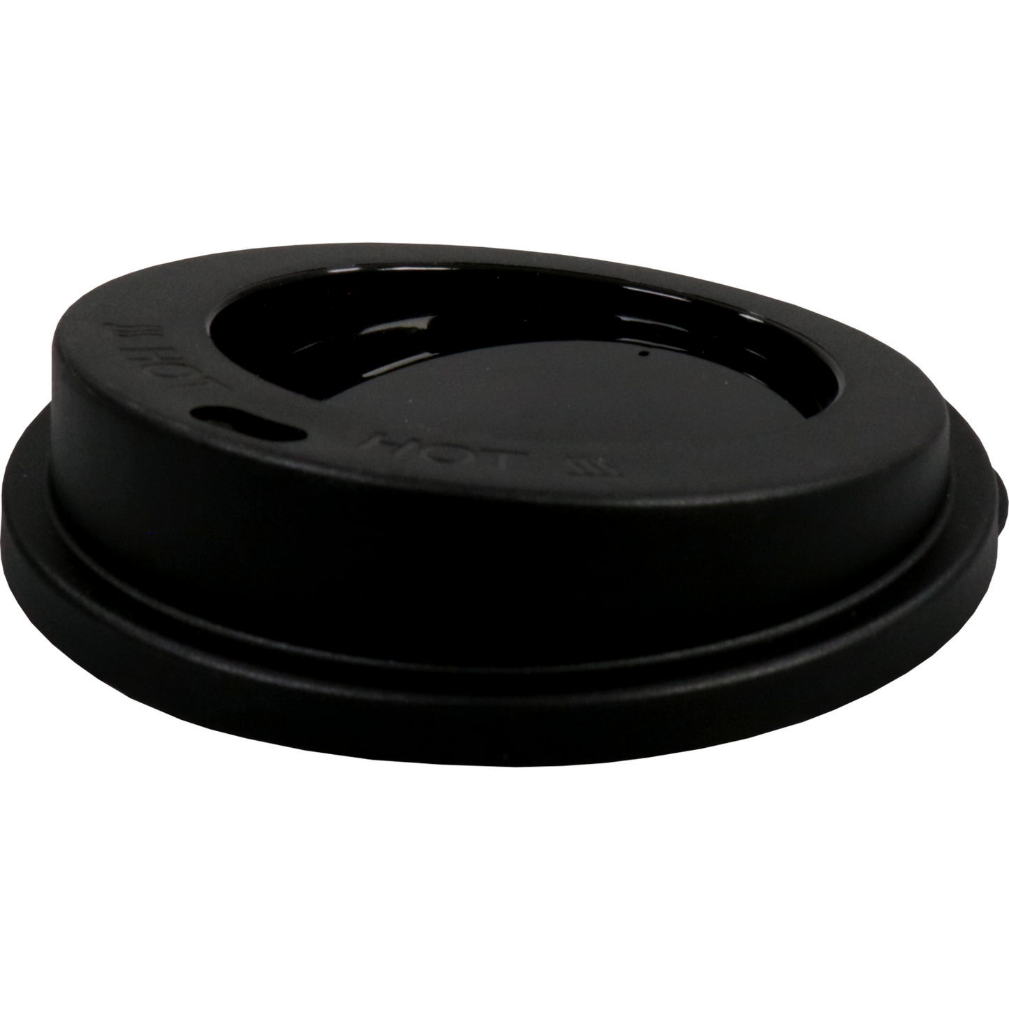 DishCircle - Tapa | PP | redondo | reutilizable | Ø90mm | negro | 100 piezas