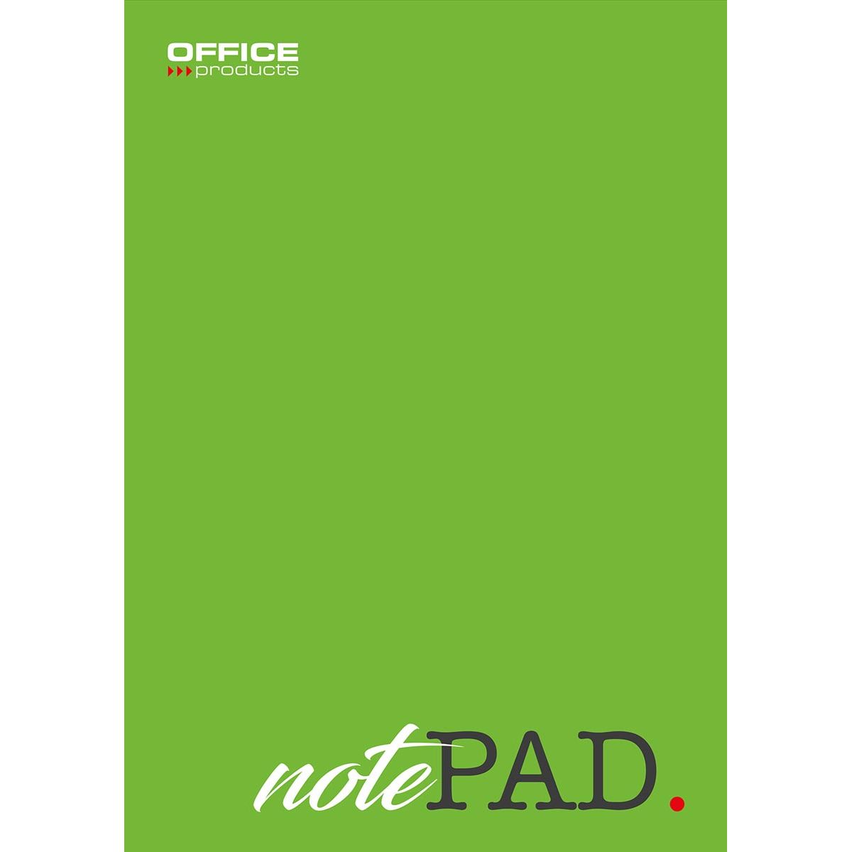 OFFICE products - schrijfblok, 60 g, A4, geruit 5 mm, blok van 50 vel