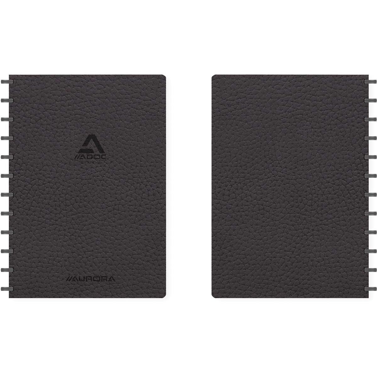 Adoc - Business schrift, ft A4, 144 bladzijden, geruit 5 mm, zwart