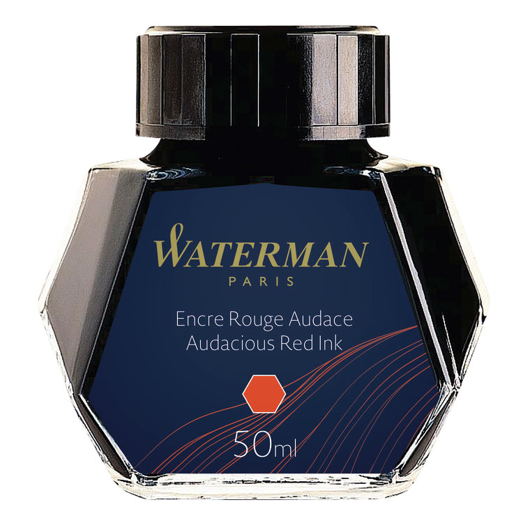 Waterman - Tinta para pluma estilográfica 50ml estándar rojo