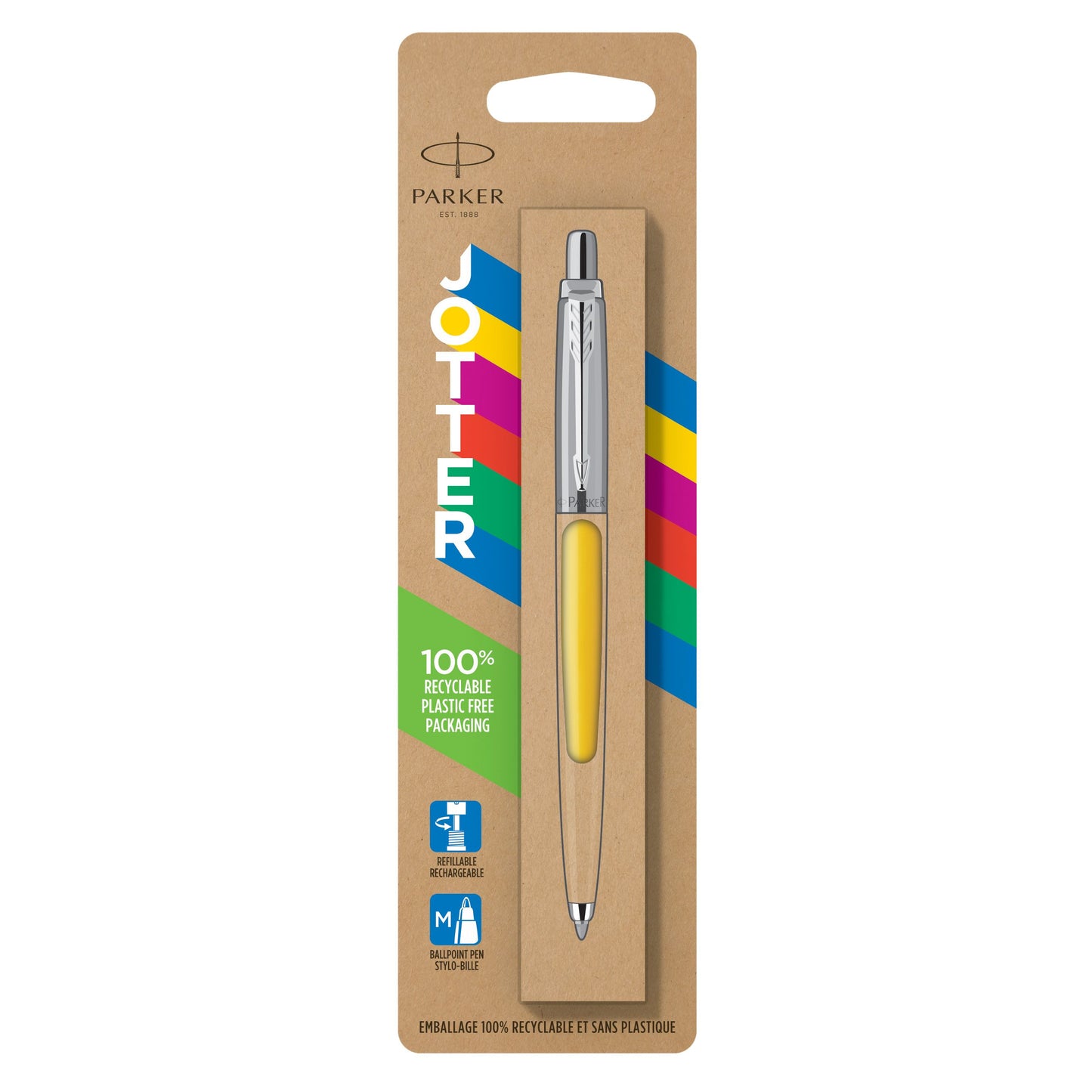 Parker - Balpen jotter original ct m geel
