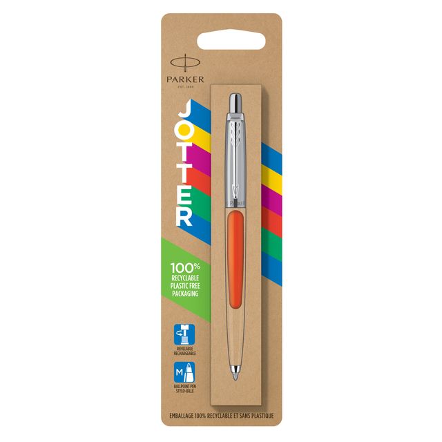 Parker - Penna a sfera Jotter Blister medio originale arancione CT da 1 pezzo