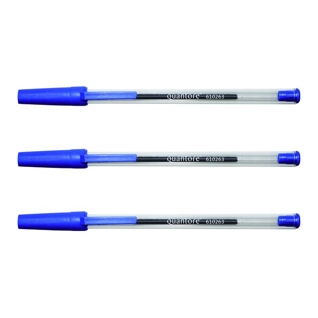 Quantore - Balpen stick blauw